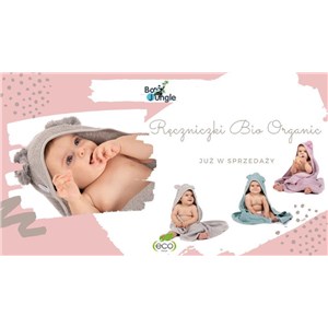 B-Ręcznik kąpielowy Eco organic Flower pink