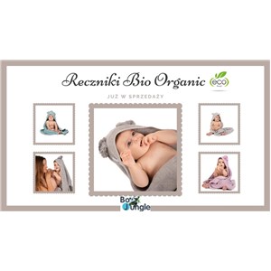 B-Ręcznik kąpielowy Eco organic Flower pink