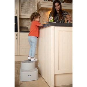 B-Podest 2 stopniowy dla dzieci Step up grey