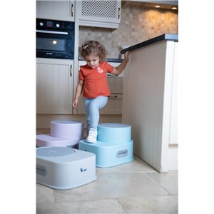 B-Podest 2 stopniowy dla dzieci Step up pink