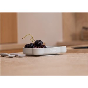 B-Talerzyk silikonowy Bear z przyssawką Grey