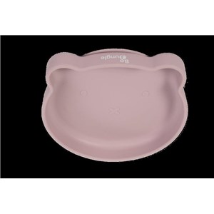 B-Talerzyk silikonowy Bear z przyssawką Pink
