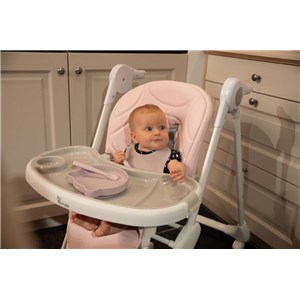 B-Talerzyk silikonowy Bear z przyssawką Pink