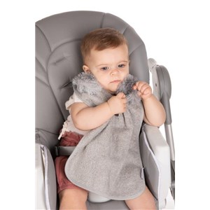 B-Śliniaczek Eco organic Koala grey