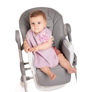 B-Śliniaczek Eco organic Flower pink