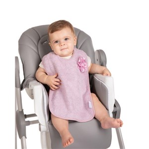 B-Śliniaczek Eco organic Flower pink