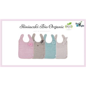 B-Śliniaczek Eco organic Flower pink