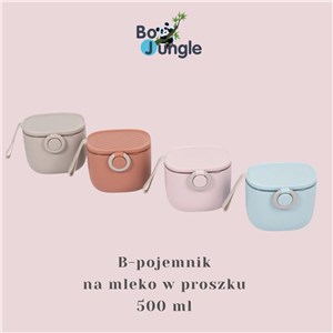 B-Pojemnik na mleko w proszku 500 ml GREY