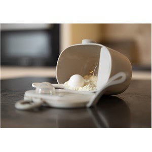 B-Pojemnik na mleko w proszku 500 ml GREY