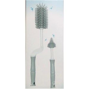 B-Szczotki do butelek i smoczków zestaw Grey