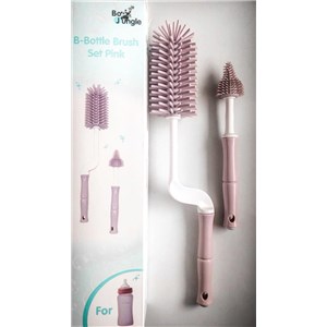 B-Szczotki do butelek i smoczków zestaw Pink