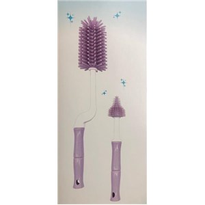 B-Szczotki do butelek i smoczków zestaw Pink