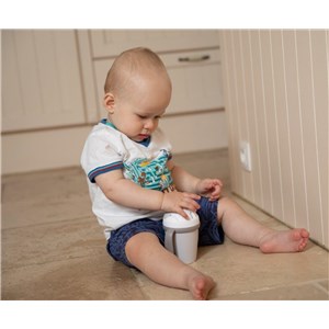 B-Kubek do picia ze słomką BIOplastik CPLA grey