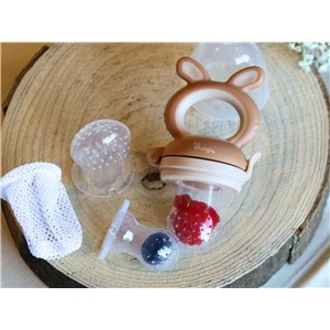 Smoczek do owoców Foxy 4w1 silikonowy podajnik