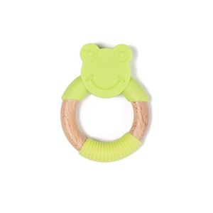 B-Gryzak drewniano-silikonowy Animals Green Frog