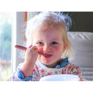 B-Łyżeczki silikonowe 2 szt. Terracotta