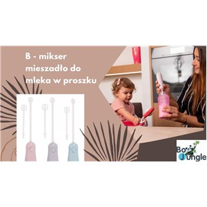 B-Mikser mieszadło do mleka w proszku Grey