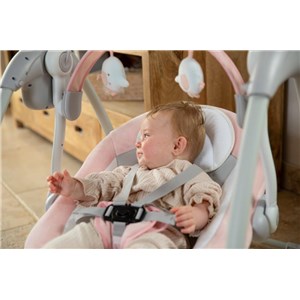 B-Huśtawka bujaczek Swing Dolphy pink grey