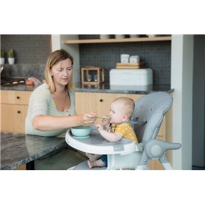B-Krzesełko do karmienia WHEELY Blue mint