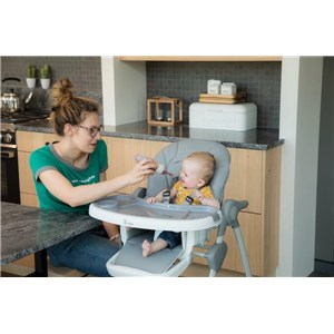 B-Krzesełko do karmienia WHEELY Blue mint