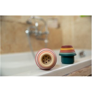 B-Silikonowa wieża z kubków Lovely Pink