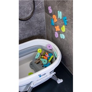 B-Piankowe literki cyferki do kąpieli zestaw 36szt