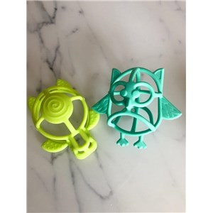 B-Gryzak silikonowy sowa