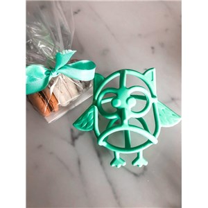 B-Gryzak silikonowy sowa