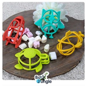 B-Gryzak silikonowy żółwik