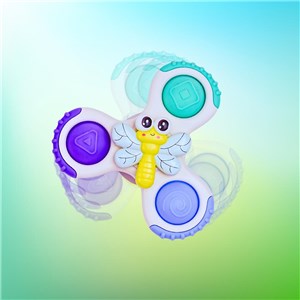 Sensoryczne spinnery z przyssawką 3 sztuki 12 m-cy