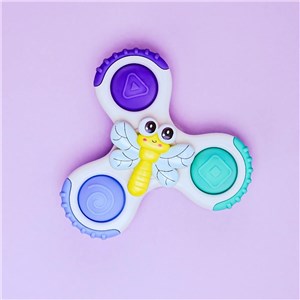 Sensoryczne spinnery z przyssawką 3 sztuki 12 m-cy