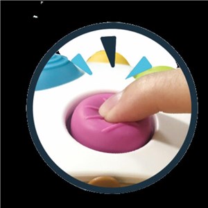 Jeżyk Eddy zabawka sensoryczna dla niemowląt 6 mc