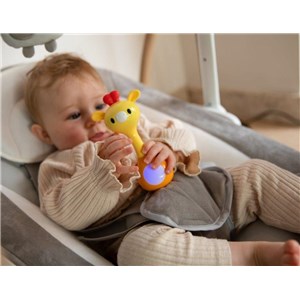 B-Sensoryczna grzechotka gryzak Light&Music ŻYRAFA