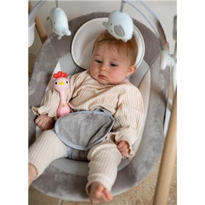 B-Sensoryczna grzechotka gryzak Light&Music KURCZA