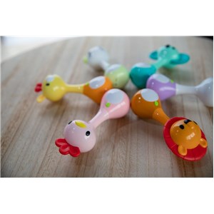 B-Sensoryczna grzechotka gryzak Light&Music KOTEK