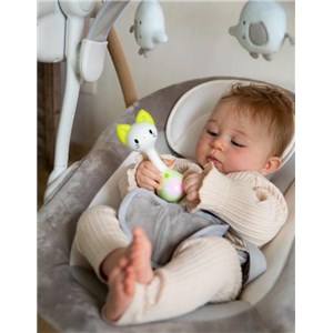 B-Sensoryczna grzechotka gryzak Light&Music KOTEK