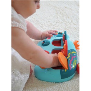 Konsola Pop Up muzyczny słonik, zabawa w chowanego