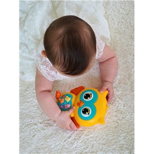 Czarująca sowa muzyczna zabawka sensoryczna