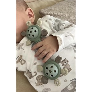 Silikonowa grzechotka sensoryczna Bo Jungle JADE - zdjęcie 3
