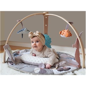 Edukacyjna mata interaktywna, łuki i zabawki Ocean