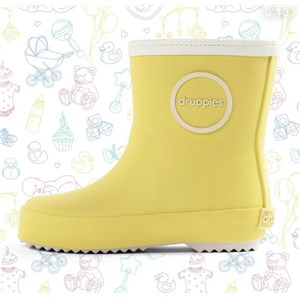 Kalosze NEWBORN BOOT Druppies pastel lemon26