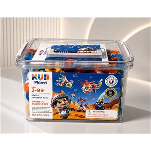 KUB Planet Edu XXL magnetyczne klocki 3D 150 elem. - zdjęcie 2