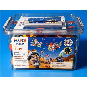 KUB Planet Edu XXL magnetyczne klocki 3D 150 elem. - zdjęcie 12