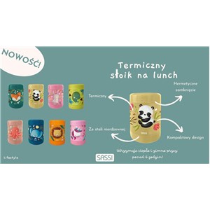 Termos obiadowy dla dzieci 350ml Lisek SASSI