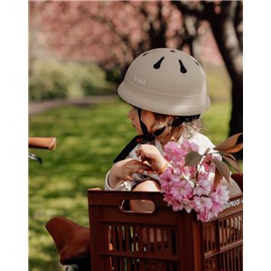 Kask ochronny dla dzieci BEIGE XS (48-52cm) 3-5 l