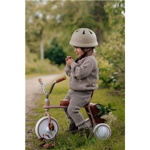 Kask ochronny dla dzieci BEIGE S (51-54cm) 5-8 l