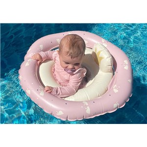 Koło do pływania Baby Rose Swan z siedziskiem