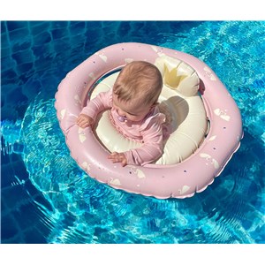 Koło do pływania Baby Rose Swan z siedziskiem