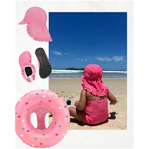 Koło do pływania Baby Rosy Hearts Vanilla Copenhag