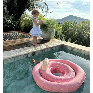 Koło do pływania Baby Rose Butterfly z siedziskiem